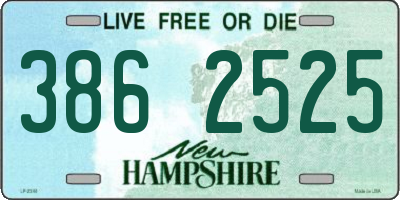 NH license plate 3862525