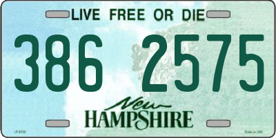 NH license plate 3862575