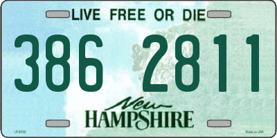 NH license plate 3862811