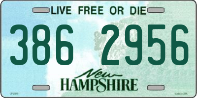 NH license plate 3862956
