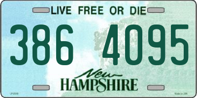 NH license plate 3864095