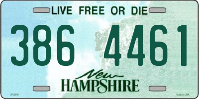 NH license plate 3864461
