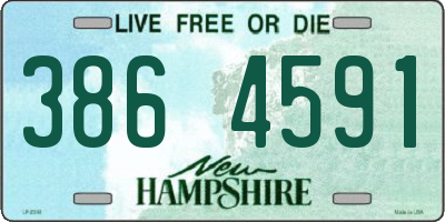 NH license plate 3864591