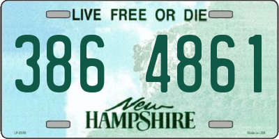 NH license plate 3864861