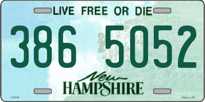 NH license plate 3865052