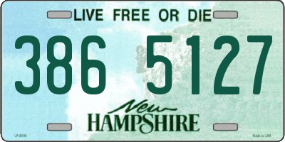 NH license plate 3865127