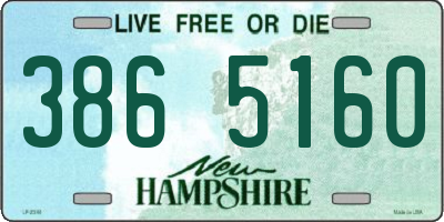 NH license plate 3865160