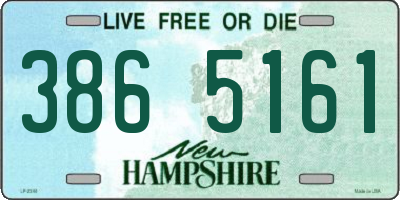 NH license plate 3865161