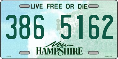 NH license plate 3865162