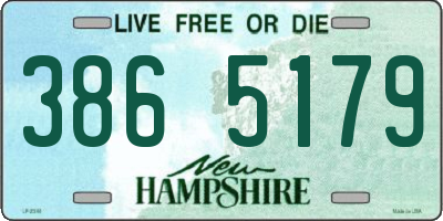 NH license plate 3865179