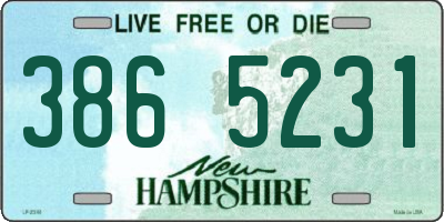 NH license plate 3865231