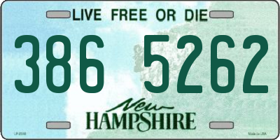 NH license plate 3865262