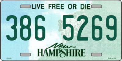 NH license plate 3865269