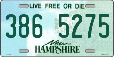 NH license plate 3865275