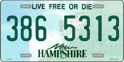NH license plate 3865313