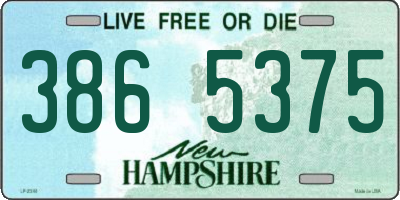 NH license plate 3865375