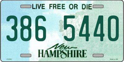 NH license plate 3865440
