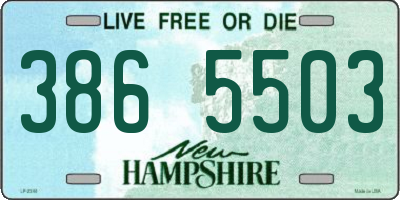 NH license plate 3865503