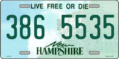 NH license plate 3865535