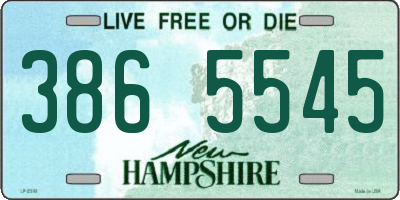 NH license plate 3865545