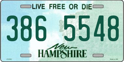 NH license plate 3865548