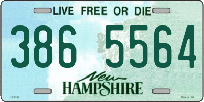 NH license plate 3865564