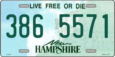 NH license plate 3865571