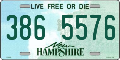 NH license plate 3865576