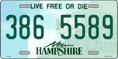 NH license plate 3865589