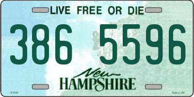 NH license plate 3865596