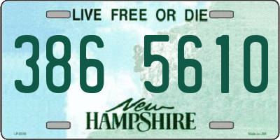 NH license plate 3865610