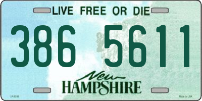 NH license plate 3865611