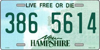 NH license plate 3865614