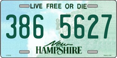NH license plate 3865627