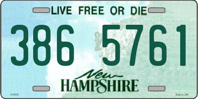 NH license plate 3865761