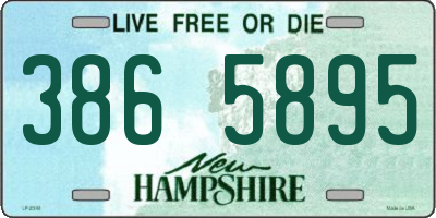 NH license plate 3865895