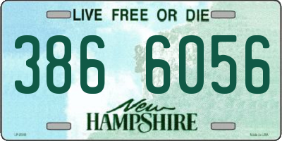 NH license plate 3866056