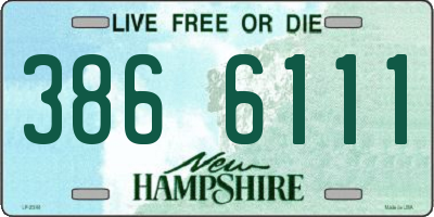 NH license plate 3866111