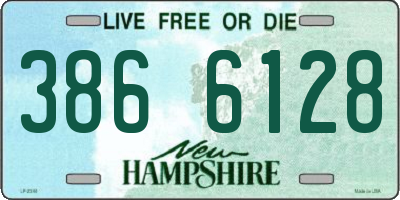 NH license plate 3866128