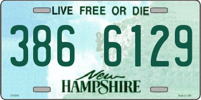 NH license plate 3866129