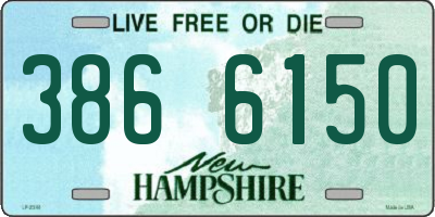 NH license plate 3866150