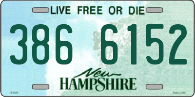 NH license plate 3866152