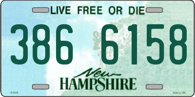 NH license plate 3866158