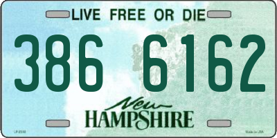 NH license plate 3866162