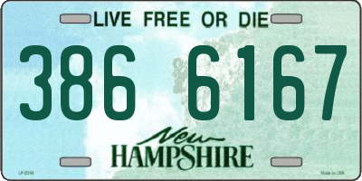 NH license plate 3866167