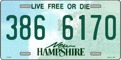 NH license plate 3866170