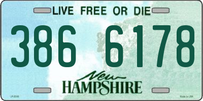 NH license plate 3866178