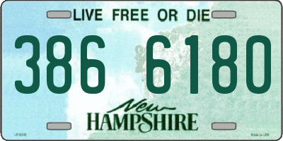 NH license plate 3866180