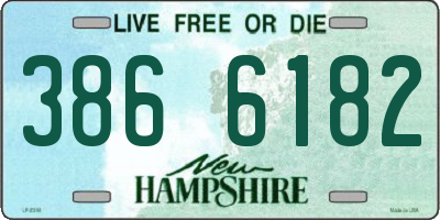 NH license plate 3866182