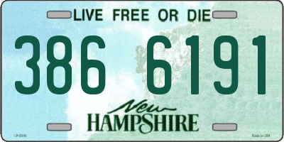 NH license plate 3866191